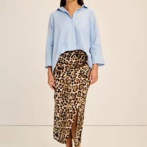 Miami skirt leopard